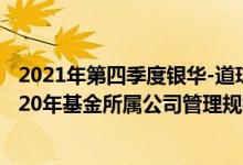 2021年第四季度银华-道琼斯88指数基金资产怎么配置（2020年基金所属公司管理规模有哪些）