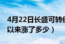 4月22日长盛可转债债券A基金怎么样（成立以来涨了多少）