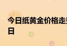 今日纸黄金价格走势最新查询 2022年6月28日