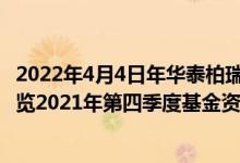 2022年4月4日年华泰柏瑞积极成长混合A基金持股人结构一览2021年第四季度基金资产怎么配置