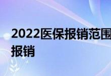 2022医保报销范围明细 医保范围内费用怎么报销 