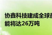 协鑫科技建成全球最大单体颗粒硅项目年内产能将达26万吨