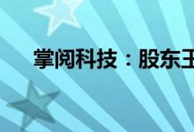 掌阅科技：股东王良拟减持不超1.71%