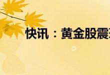 快讯：黄金股震荡走强湖南黄金涨停