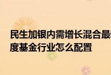 民生加银内需增长混合最新净值跌幅达0.6%2021年第三季度基金行业怎么配置