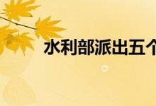 水利部派出五个工作组赴防汛一线