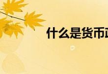 什么是货币政策 什么是货币