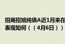 招商招旭纯债A近1月来在同类基金中上升123名同公司基金表现如何（（4月6日））