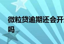 微粒贷逾期还会开通吗 微粒贷逾期还会关闭吗