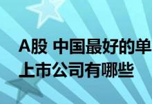 A股 中国最好的单晶硅企业 中国单晶硅龙头上市公司有哪些 