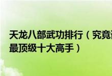 天龙八部武功排行（究竟谁才是真的天下第一细数天龙八部最顶级十大高手）