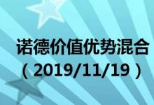 诺德价值优势混合（570001）基金净值多少（2019/11/19）