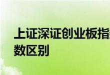 上证深证创业板指数区别 上证深证创业板指数区别