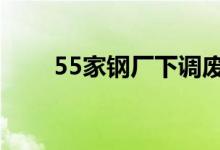 55家钢厂下调废钢采购价20-250元
