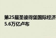 第25届圣彼得堡国际经济论坛主办方：此次论坛签约总额约5.6万亿卢布