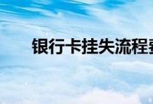 银行卡挂失流程费用 银行卡挂失流程