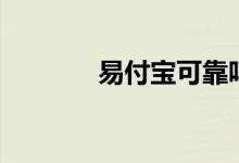 易付宝可靠吗（易付宝官网）