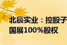 北辰实业：控股子公司拟1.12亿元收购北京国展100%股权