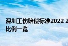 深圳工伤赔偿标准2022 2022深圳二档社保工伤缴费基数和比例一览 