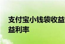 支付宝小钱袋收益利率取消 支付宝小钱袋收益利率