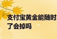 支付宝黄金能随时卖掉吗 支付宝里的黄金买了会掉吗