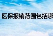 医保报销范围包括哪些项目 医保报销一览表 