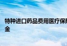 特种进口药品费用医疗保险金 什么是海外特殊药品费用保险金 