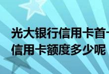 光大银行信用卡首卡推荐 光大petsrock主题信用卡额度多少呢