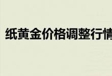 纸黄金价格调整行情 日内留意央行大佬讲话