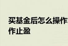 买基金后怎么操作才能收益 买基金后怎么操作止盈