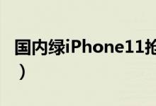 国内绿iPhone11抢断货（苹果11多少钱一部）