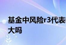 基金中风险r3代表啥 r3中风险最多亏损几率大吗