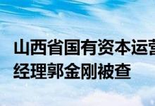 山西省国有资本运营有限公司党委委员、副总经理郭金刚被查