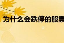 为什么会跌停的股票有人接盘 为什么会跌停
