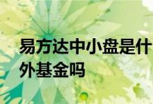 易方达中小盘是什么基金 易方达中小盘是场外基金吗