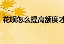 花呗怎么提高额度才有效 花呗怎么提高额度