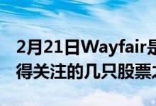 2月21日Wayfair是即将发布的收益报告中值得关注的几只股票之一