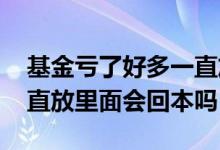 基金亏了好多一直放着会回本吗 基金亏了一直放里面会回本吗
