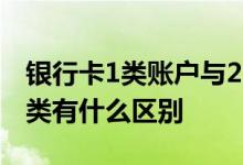 银行卡1类账户与2类账户区别 银行卡1类和2类有什么区别
