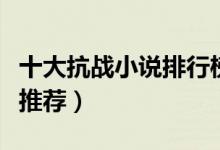 十大抗战小说排行榜（抗战小说大全抗日小说推荐）