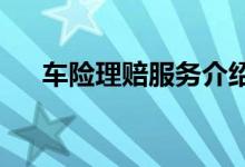 车险理赔服务介绍，车险理赔服务理论