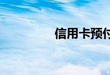 信用卡预付款的高昂价格