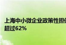 上海中小微企业政策性担保贷款累计达到1668亿元年均增幅超过62%