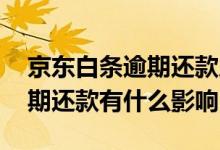 京东白条逾期还款后要注意什么 京东白条超期还款有什么影响