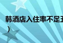 韩酒店入住率不足五成（韩国酒店多少钱一晚）