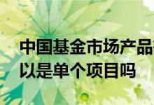 中国基金市场产品有哪些类型 基金产品不可以是单个项目吗