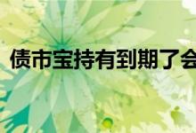 债市宝持有到期了会亏钱吗 债市宝会亏损吗