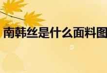 南韩丝是什么面料图片（南韩丝是什么面料）