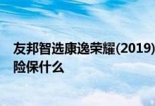 友邦智选康逸荣耀(2019)医疗保险 智选康逸荣耀2021医疗险保什么