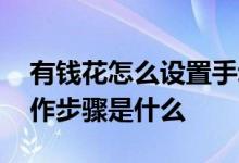 有钱花怎么设置手动还款 有钱花手动还款操作步骤是什么